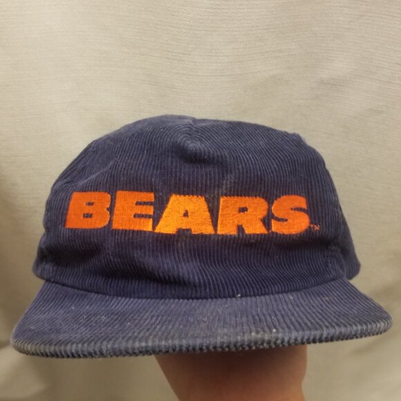 NFL Accessories - 90s Chicago Bears blue corduroy hat
